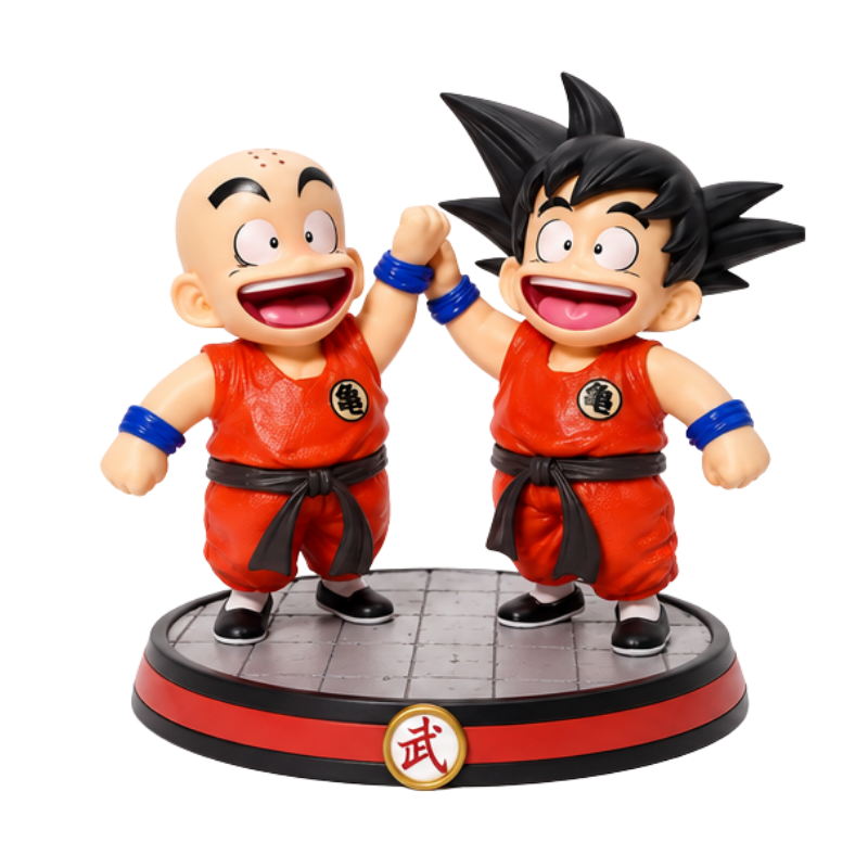 Krillin and Son Goku Dragon Ball Z figurine
