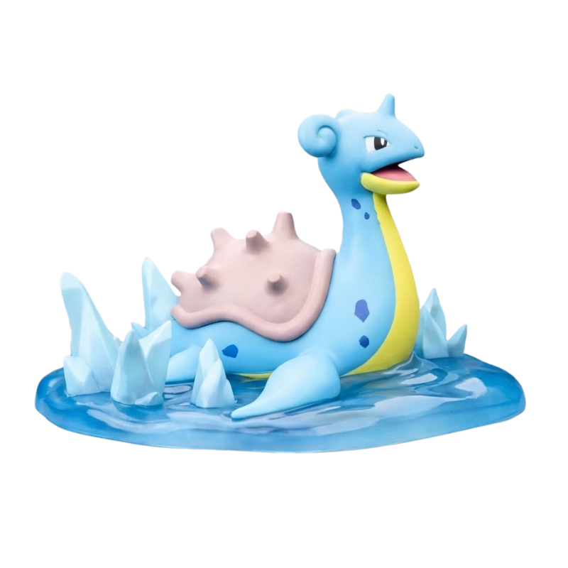 Figura de Lapras, el famoso Pokémon de tipo Agua y Hielo