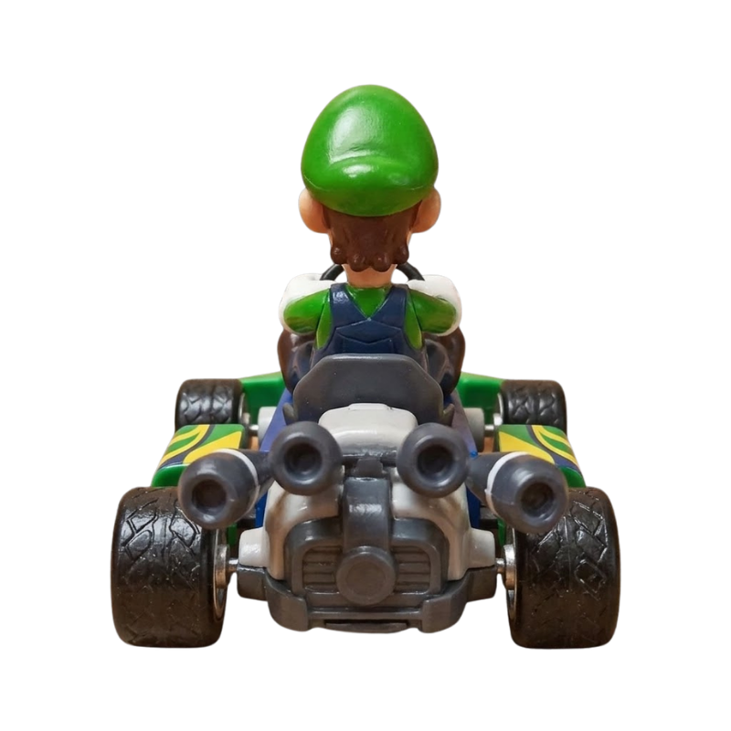 Figura de Luigi Mario Kart con un acabado detallado para coleccionistas.