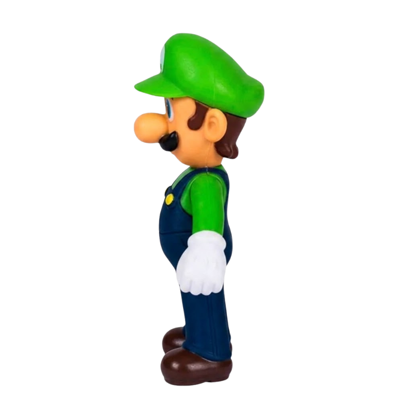 Figurine de Luigi représentant le célèbre personnage de l’univers Nintendo.