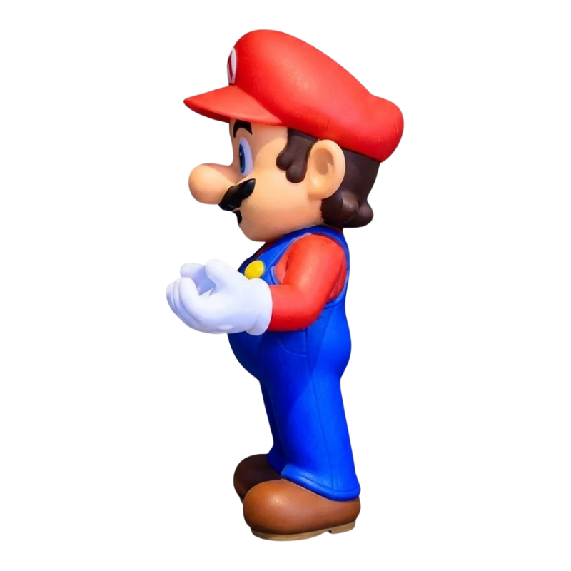 Figurine Mario avec une finition détaillée pour les collectionneurs.