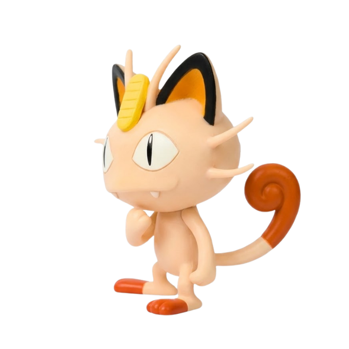 Figurine Pokémon Miaouss représentant le célèbre Pokémon de type Normal.
