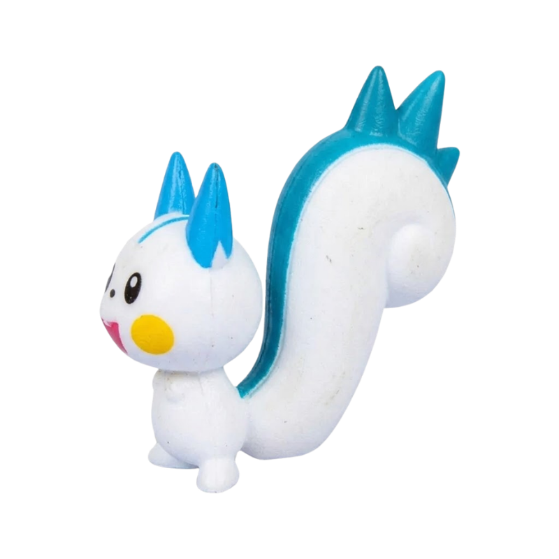 Figurine Pokémon Pachlitz représentant le célèbre Pokémon de type Électrik
