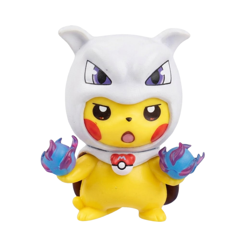 Lot de 6 figurines Pikachu déguisé pour collection Pokémon
