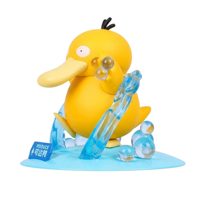 Figurine Psykokwak avec des détails soignés et une finition de qualité.