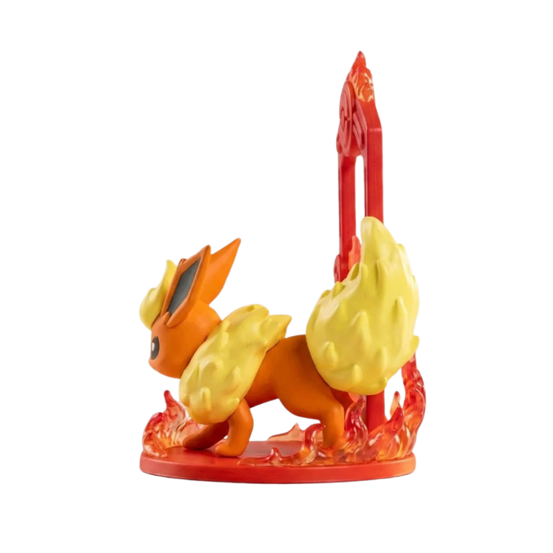 Figura de Flareon, el famoso Pokémon de tipo Fuego.