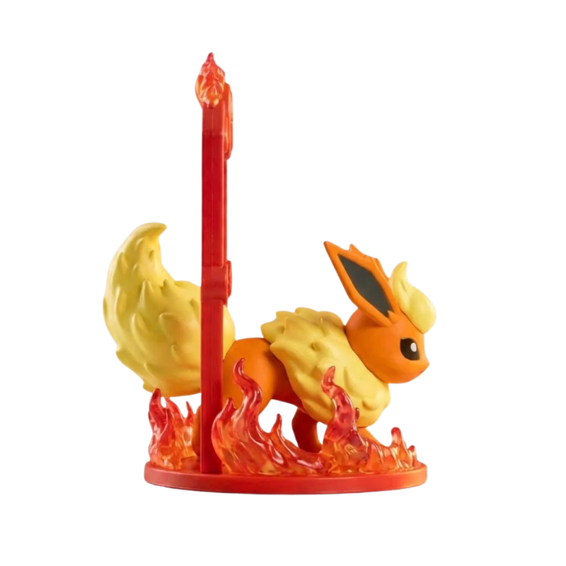 Figura de Flareon con detalles cuidados y un acabado de calidad.
