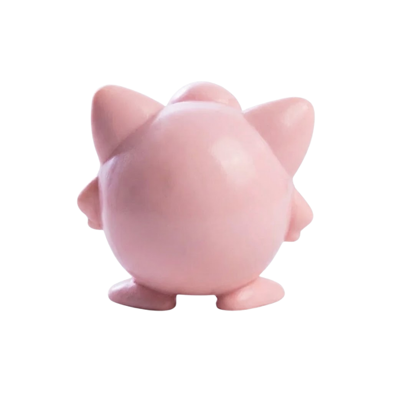 Figurine de collection Rondoudou Pokémon avec des détails soignés et des couleurs douces.