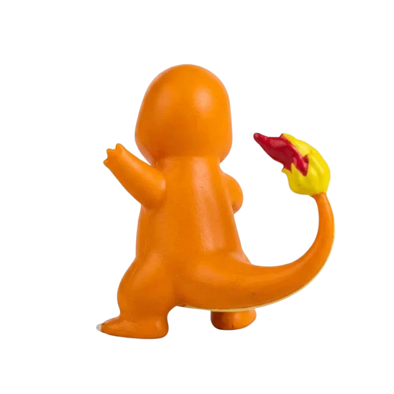 Figura de Charmander, el famoso Pokémon de tipo Fuego.