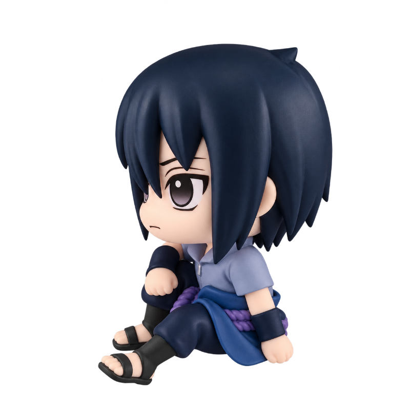 Figurine Sasuke Uchiha au style Kawaii pour les fans de manga.