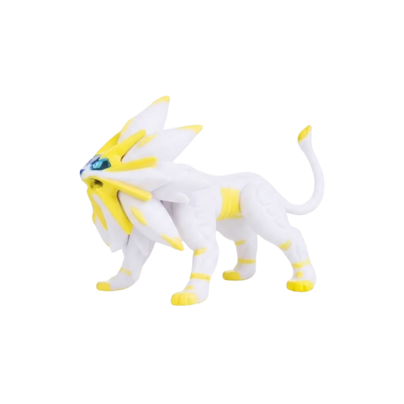 Figurine Solgaleo Pokémon parfaite pour décorer une étagère ou compléter une collection.