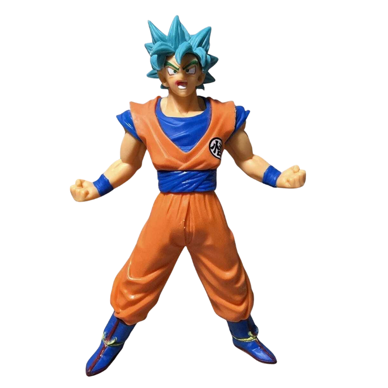 Figurine de Son Goku Super Saiyan Bleu inspirée de Dragon Ball Z