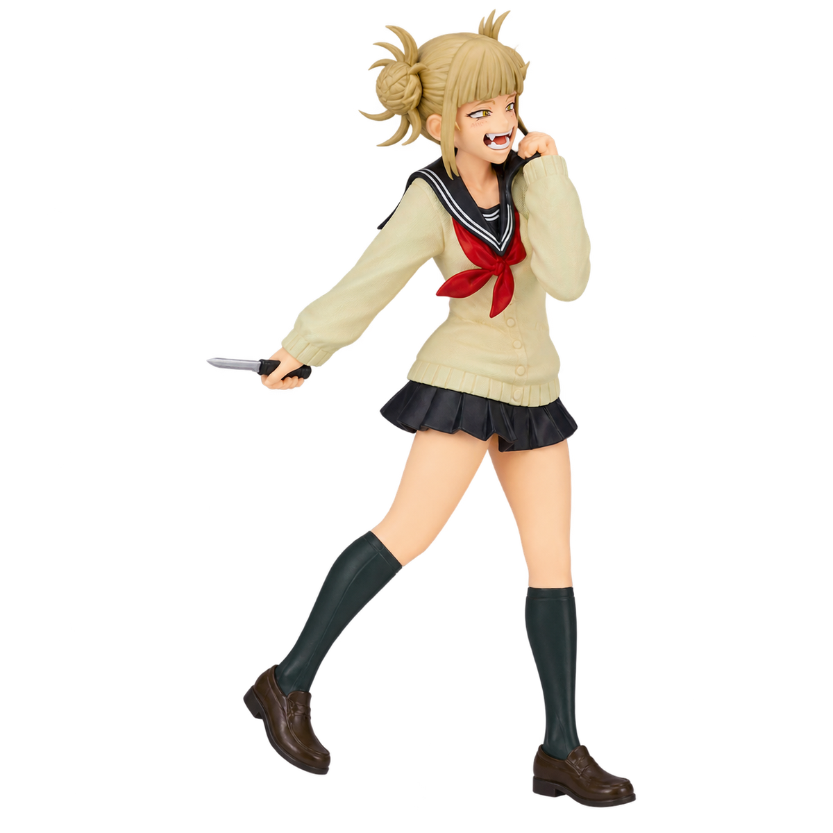 Figura de Himiko Toga con detalles realistas y un acabado cuidado.