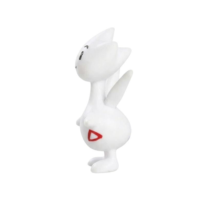 Figurine Pokémon Togetic représentant le célèbre Pokémon de type Fée et Vol.