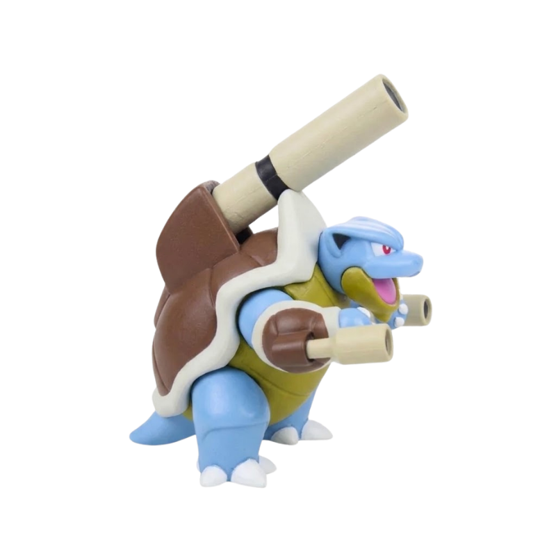 Figurine de collection Tortank Pokémon avec des détails soignés et des couleurs fidèles.