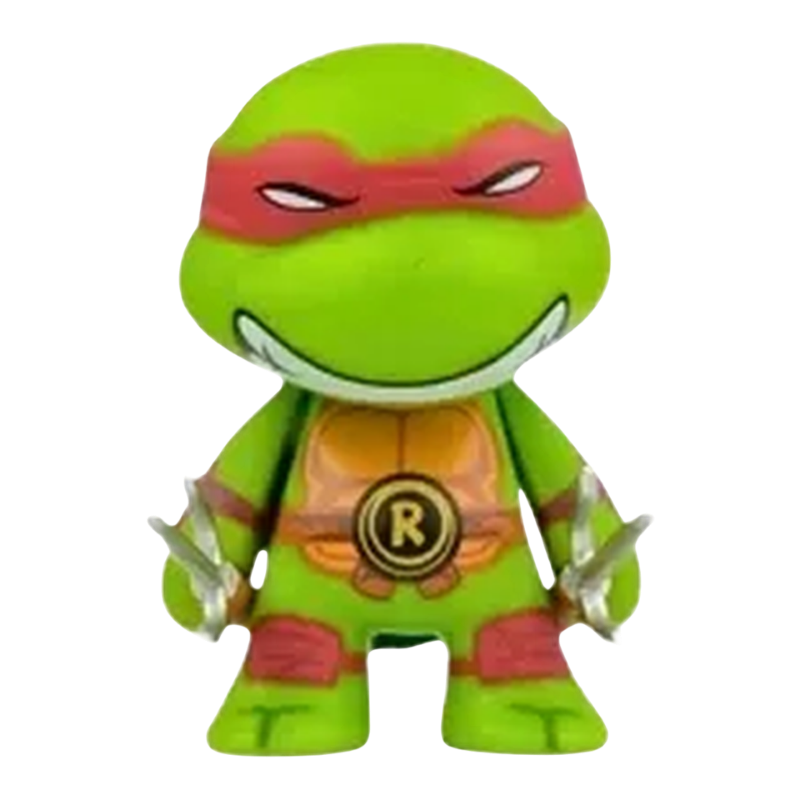 Lot de 4 figurines Tortues Ninja inspirées de la célèbre série animée.