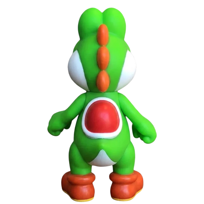 Figurine de Yoshi représentant le célèbre personnage de l’univers Nintendo.