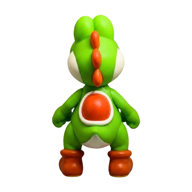 Figura de Super Mario que representa a Yoshi en una pose emblemática.