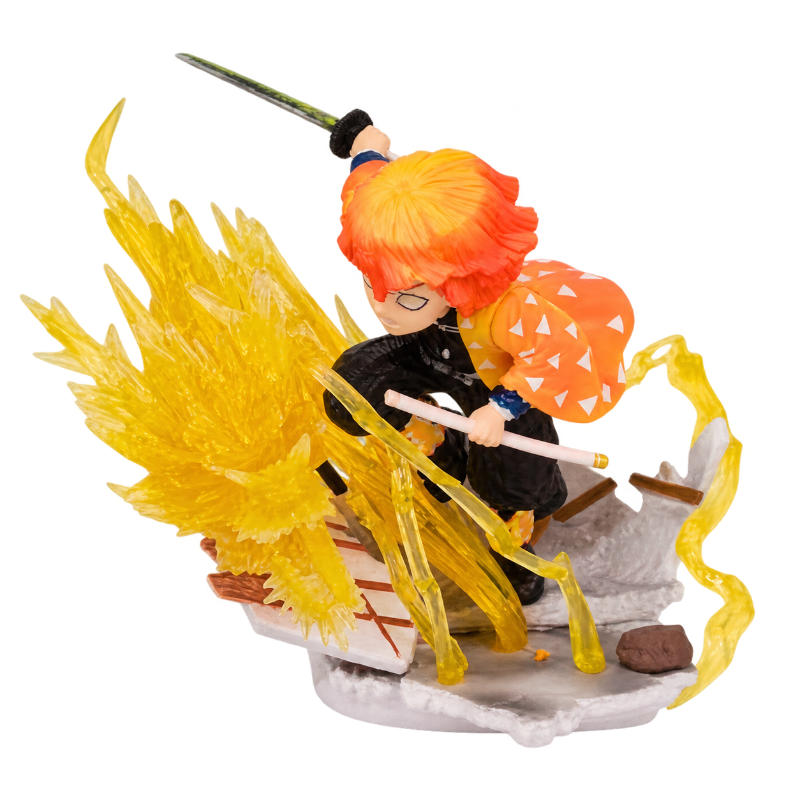 Figurine Zenitsu Agatsuma représentant le personnage emblématique de l’anime