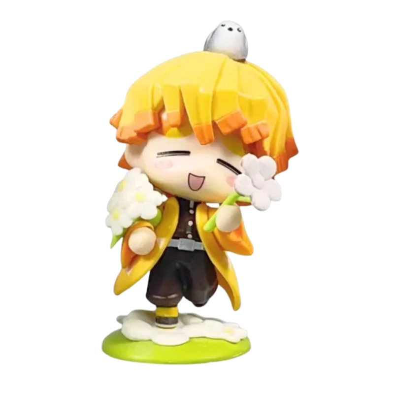 Figurine Zenitsu Agatsuma Kawaii avec son apparence emblématique