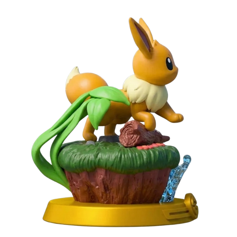 Figurine de collection Évoli Pokémon avec des détails soignés et des couleurs fidèles.