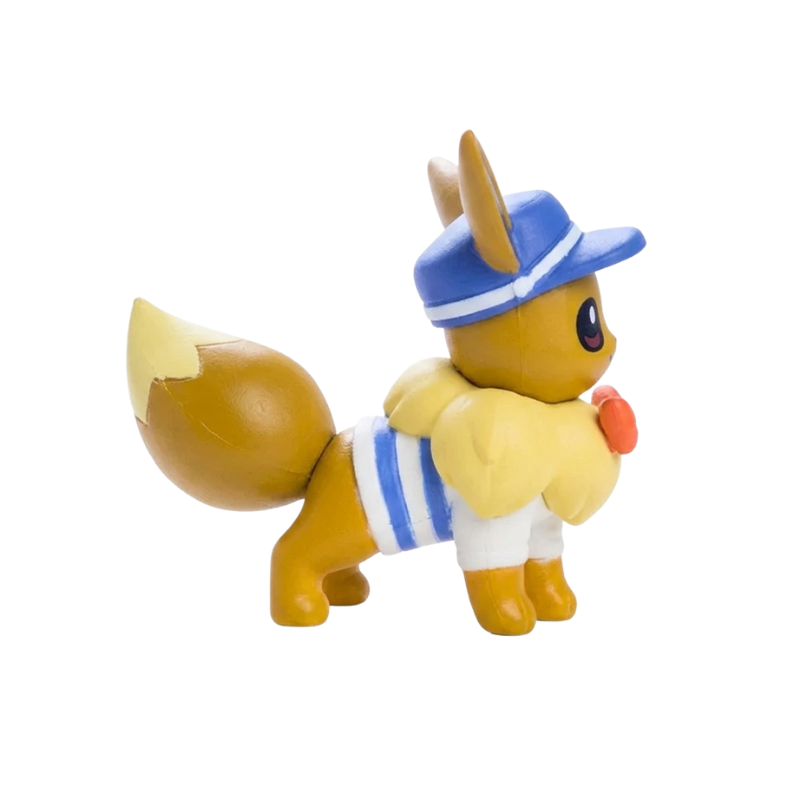Figurine Pokémon Évoli représentant le célèbre Pokémon de type Normal.