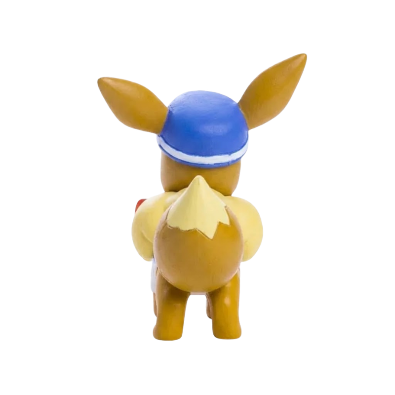 Figurine Pokémon Évoli représentant le célèbre Pokémon de type Normal.