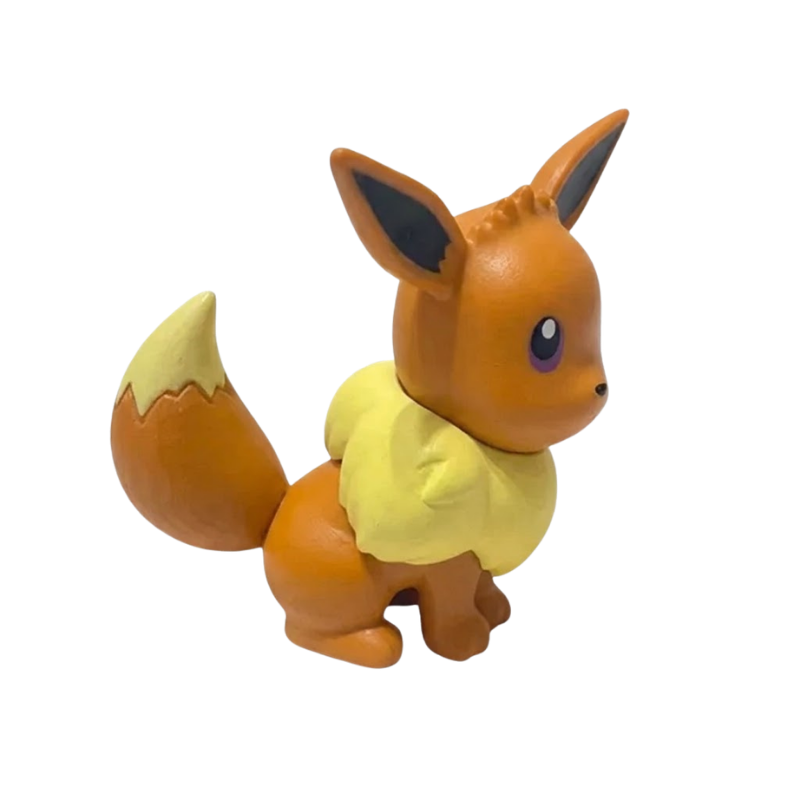 Figurine Pokémon Évoli idéale pour les collectionneurs et les passionnés de Pokémon.