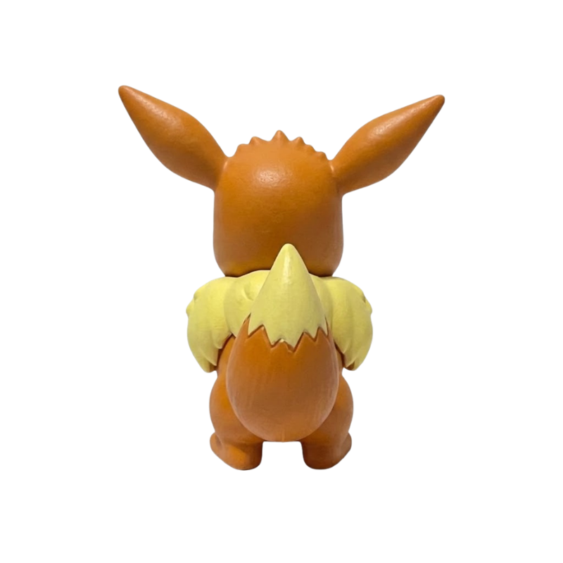 Figurine Évoli marron inspirée du personnage emblématique de l’univers Pokémon.