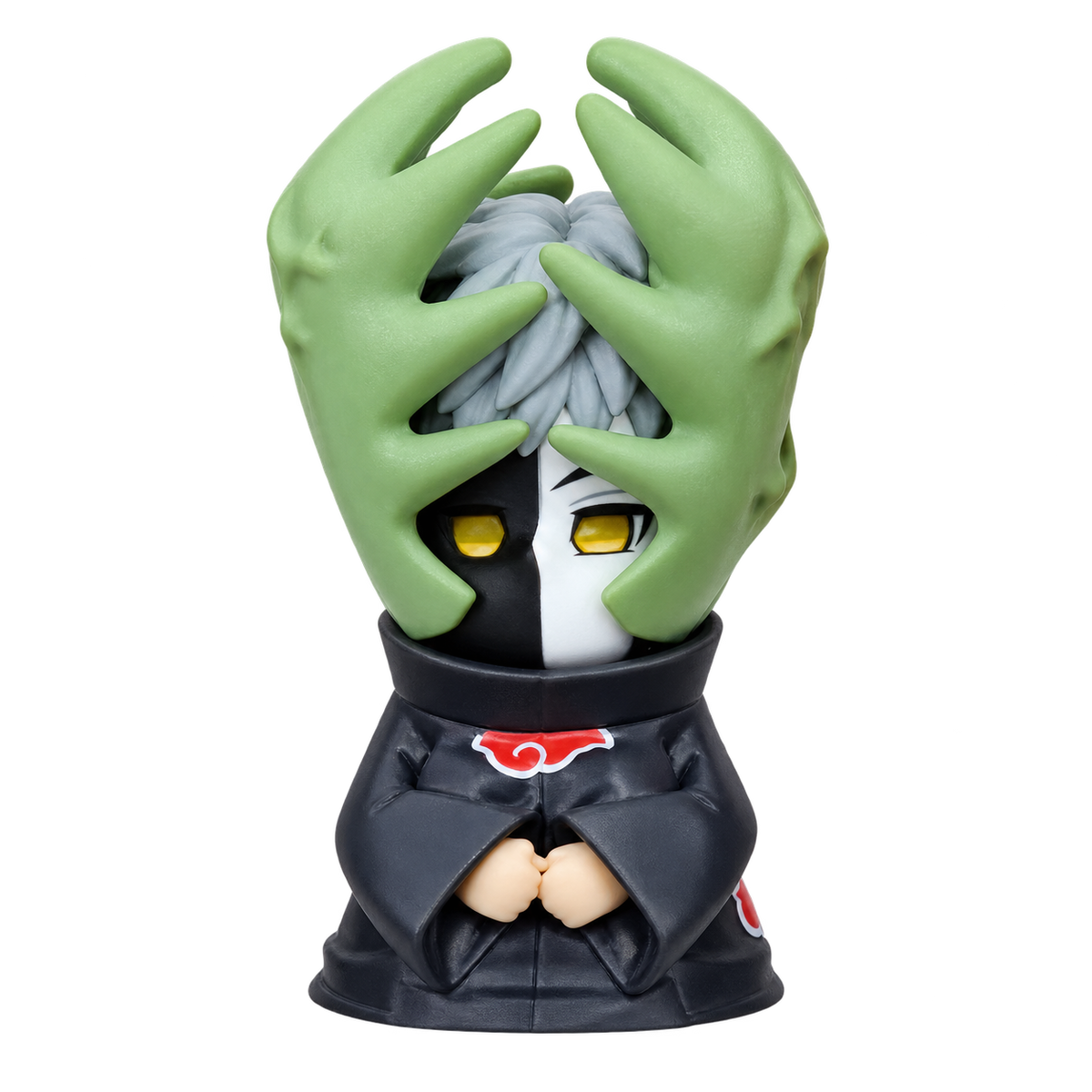 Lote de seis figuras de manga japonés de Akatsuki de Naruto