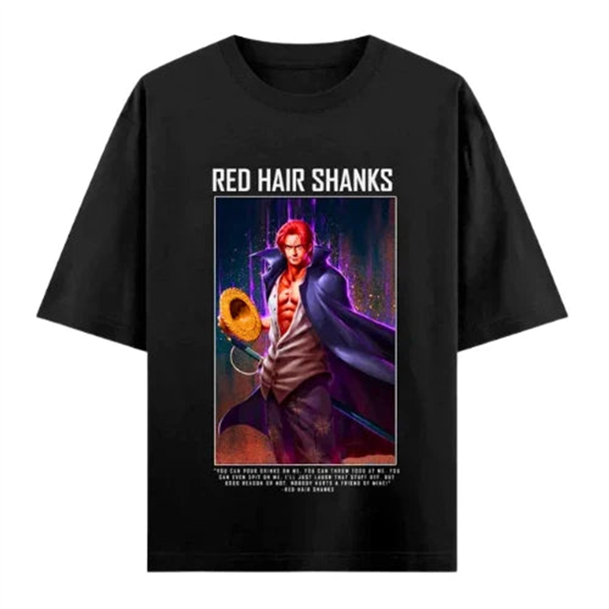 T-shirt Shanks " Oversize " | One Piece - Saiko-Shop