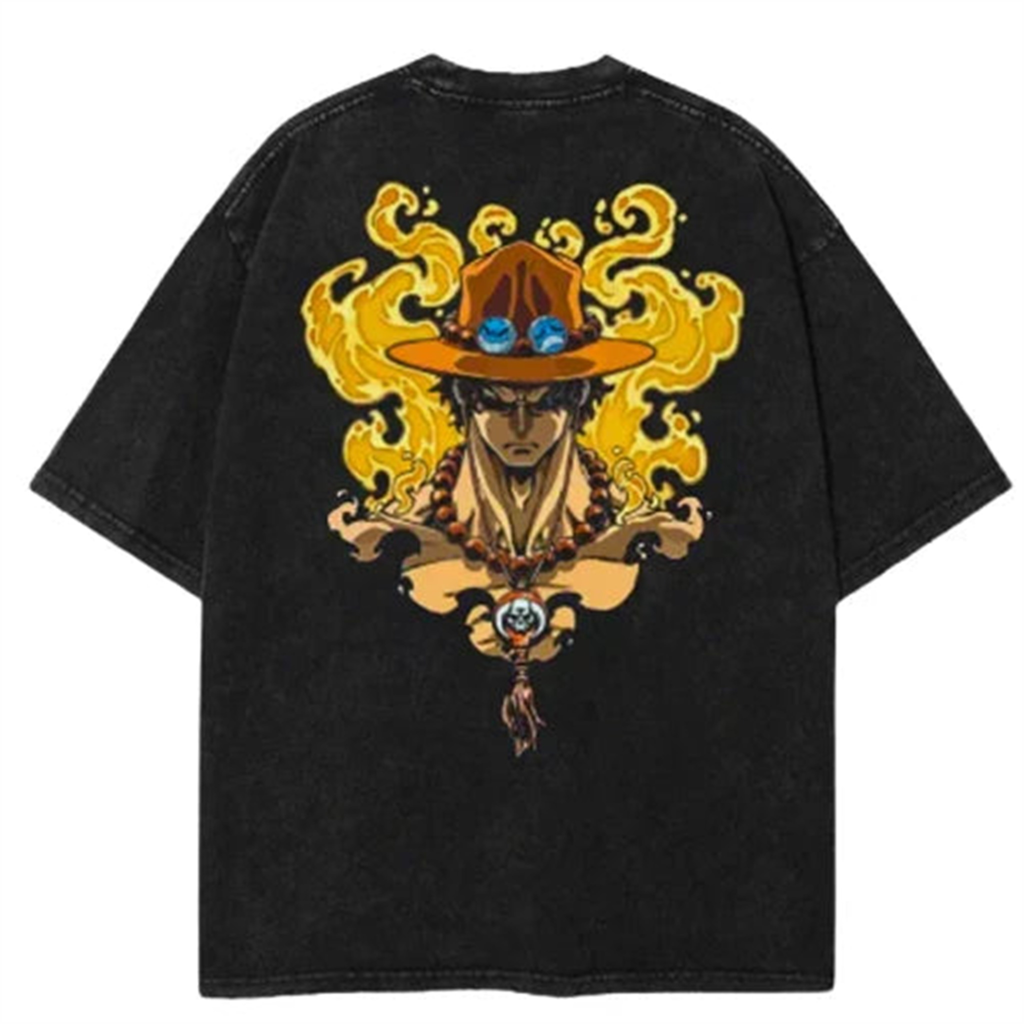 T-shirt Ace " Oversize " | One Piece - Saiko-Shop