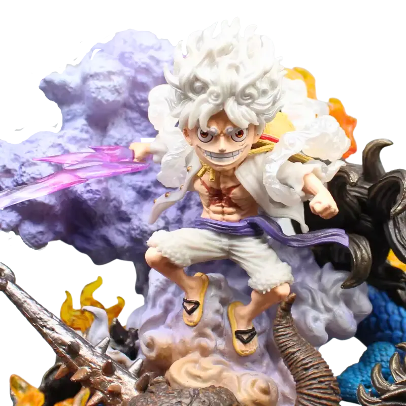 Figurine LED " Luffy Gear 5 Vs Kaido " | One Piece