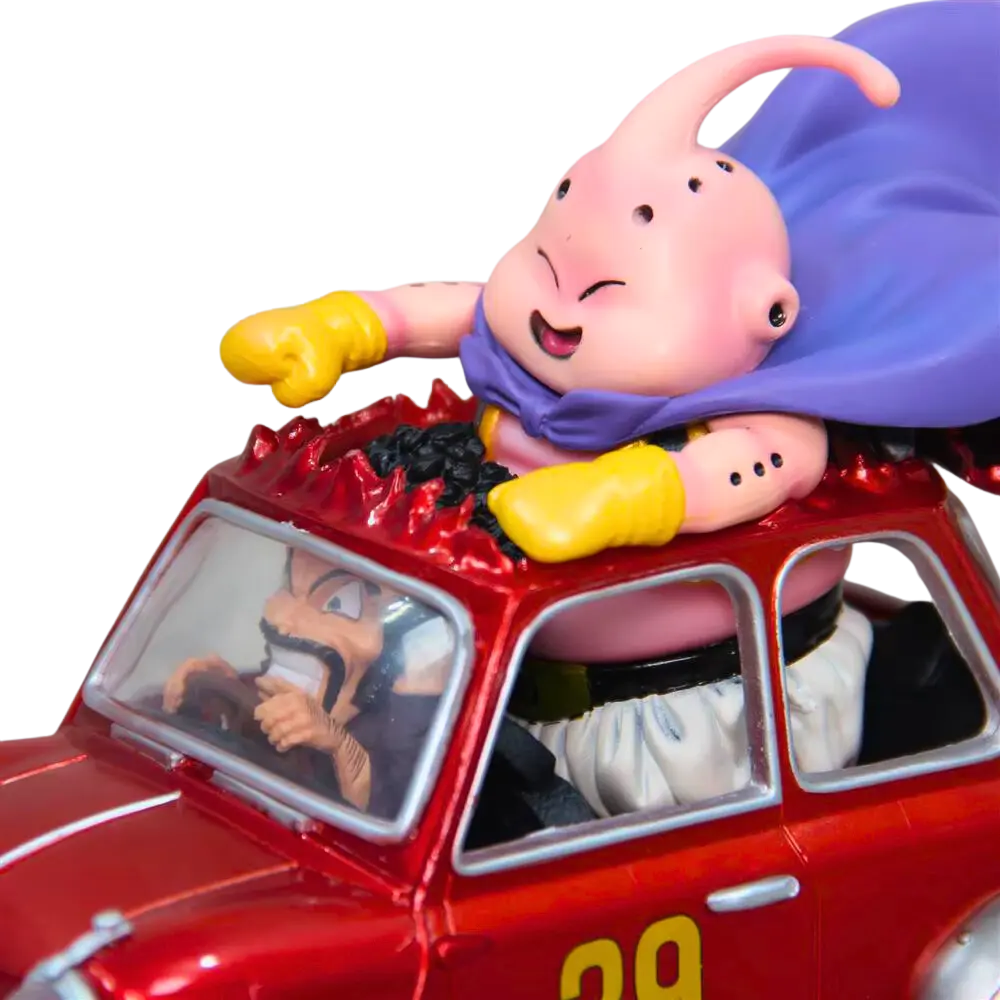 Figurine Majin Buu & Mr. Satan " Voiture " | Dragon Ball Z Saiko-Shop