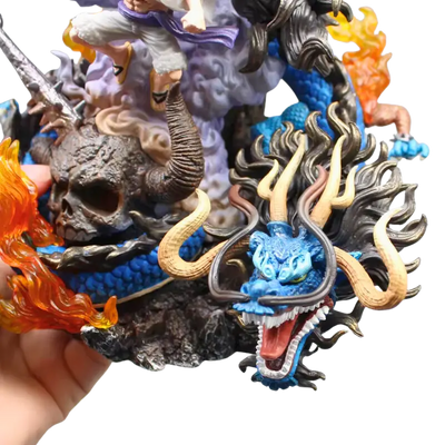 Figurine LED " Luffy Gear 5 Vs Kaido " | One Piece Saiko-Shop