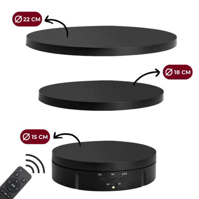 Plateau Rotatif 360° – Triple Format Saiko-Shop