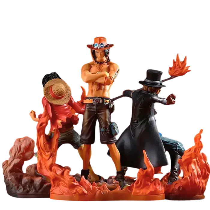 Figurine " Les Trois Frères " | One Piece Saiko-Shop