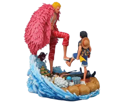 Figurine " Luffy vs Doflamingo " | One Piece Saiko-Shop
