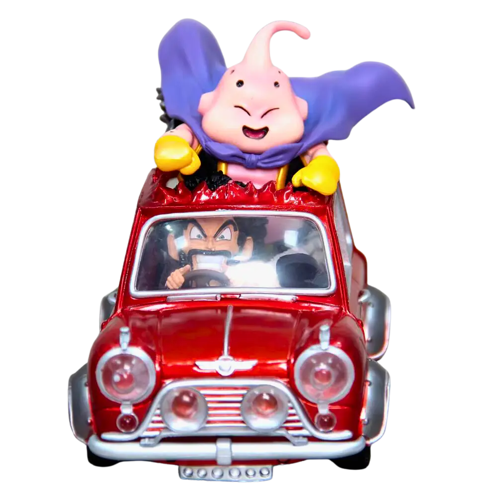 Figurine Majin Buu & Mr. Satan " Voiture " | Dragon Ball Z Saiko-Shop