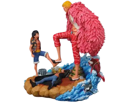 Figurine " Luffy vs Doflamingo " | One Piece Saiko-Shop