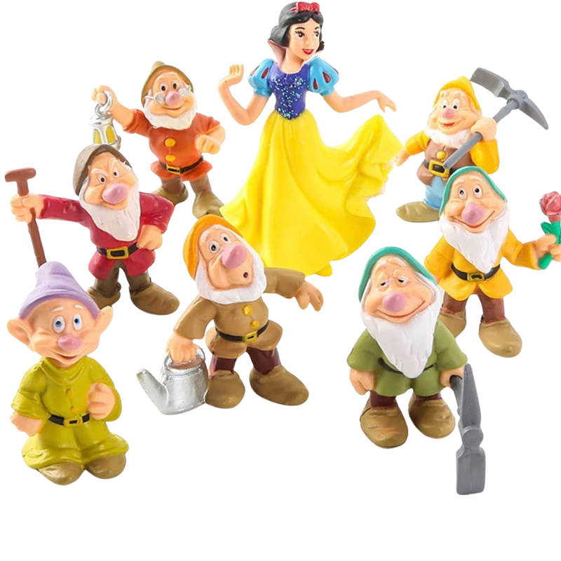 Figurines Blanche-Neige et les Sept Nains collection Disney