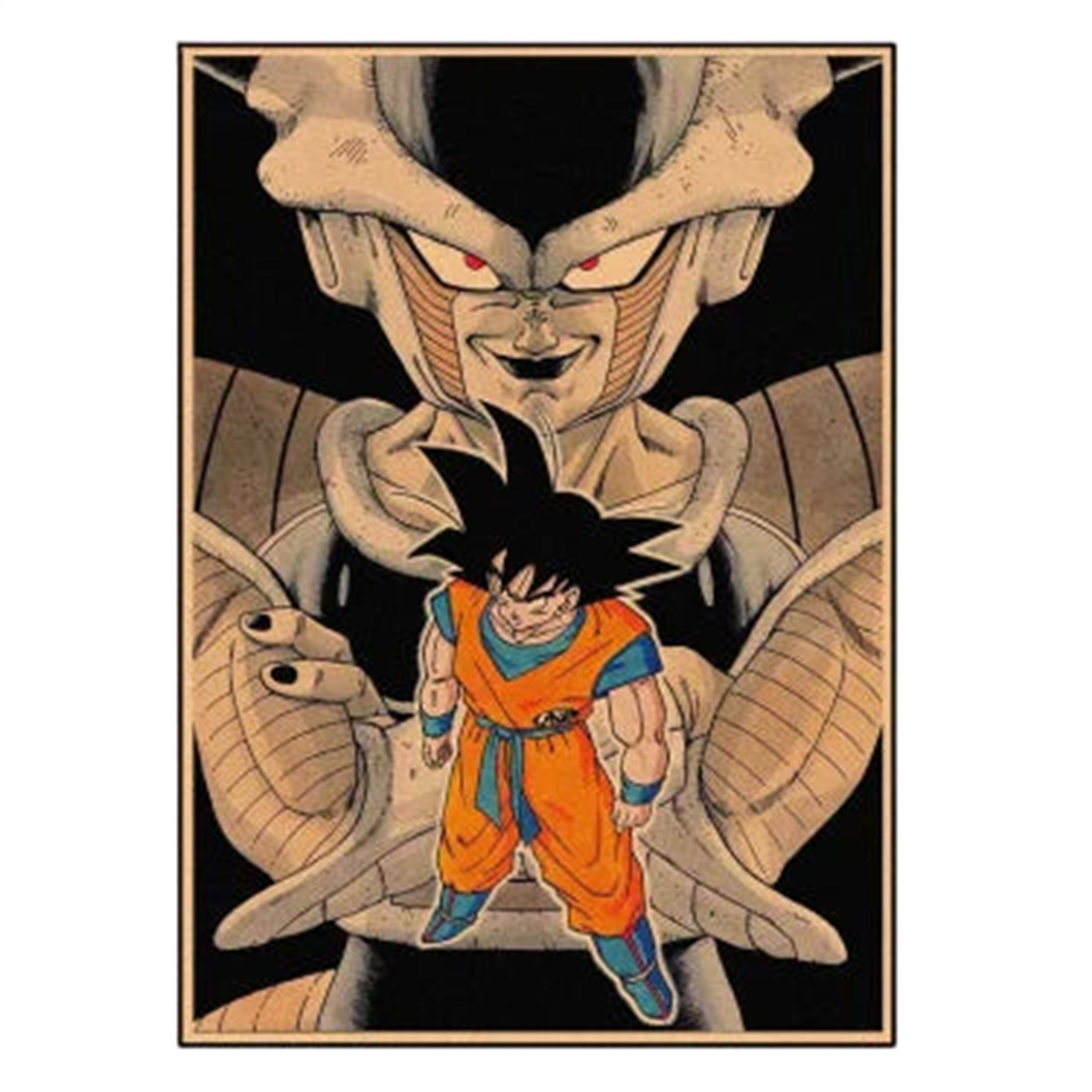 Poster Vintage V5 Dragon Ball Z - Saiko-Shop