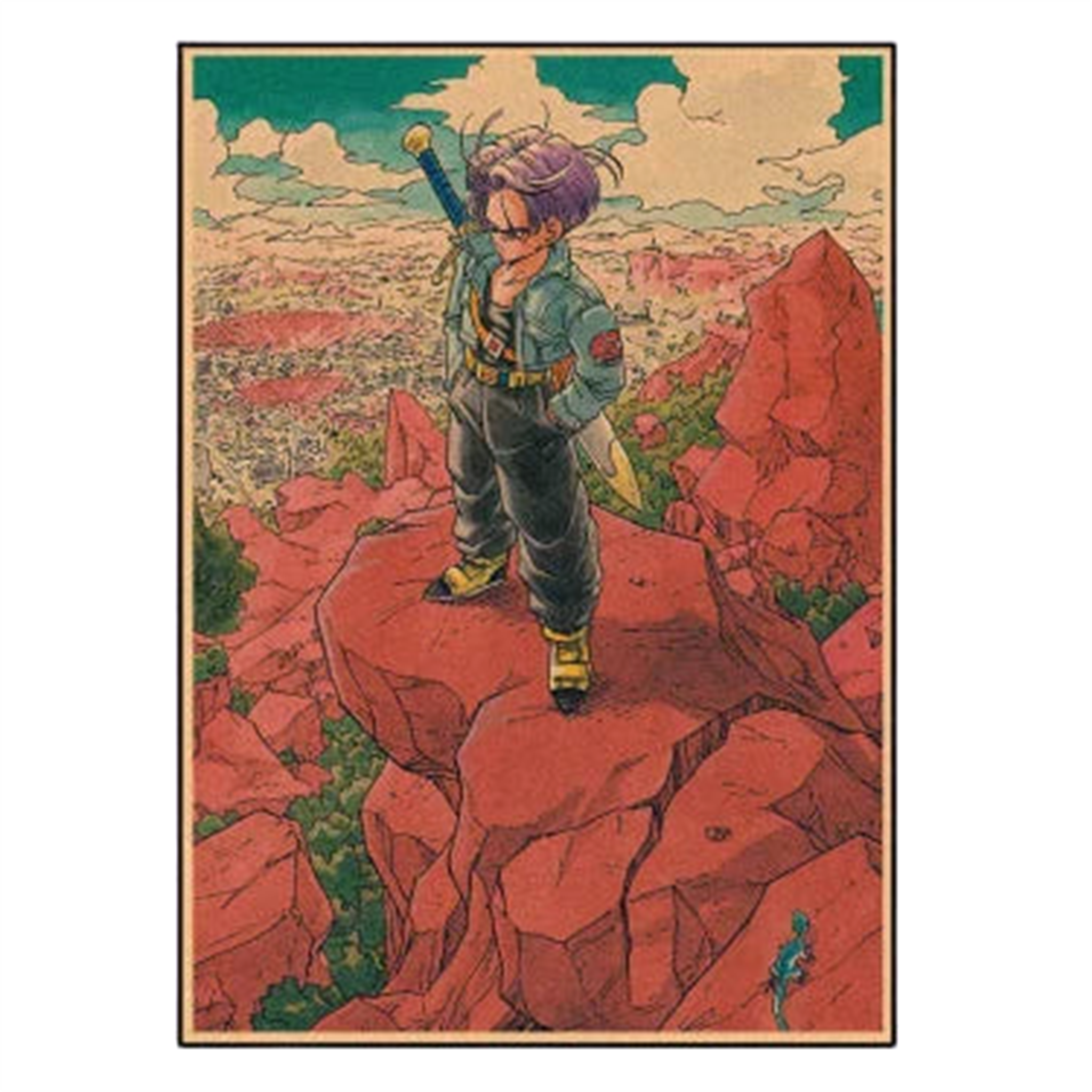 Poster Vintage V23 Dragon Ball Z - Saiko-Shop