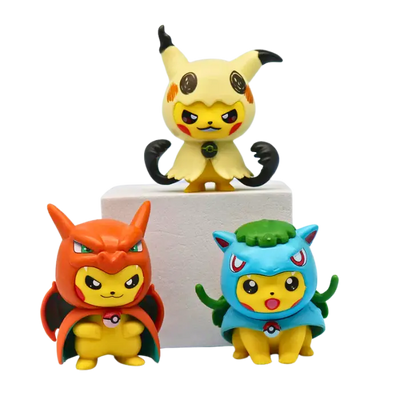 Figurine Pokémon " Cosplay "  (6/pcs) | Pokémon Saiko-Shop