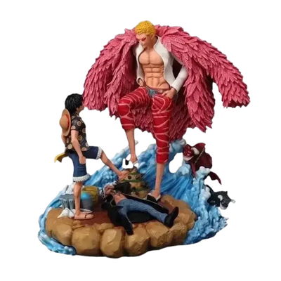 Figurine " Luffy vs Doflamingo " | One Piece Saiko-Shop