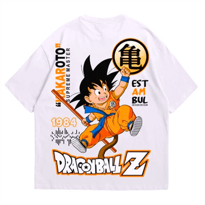 T-shirt Little Goku " Oversize " | Dragon Ball Z - Saiko Shop