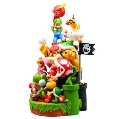 Figurine Super Mario " Family " | Super Mario Saiko-Shop