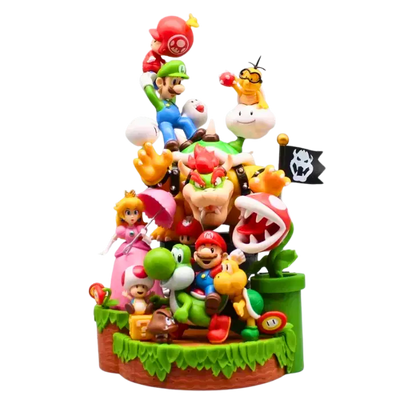 Figurine Super Mario " Family " | Super Mario Saiko-Shop