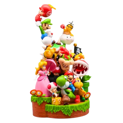 Figurine Super Mario " Family " | Super Mario Saiko-Shop