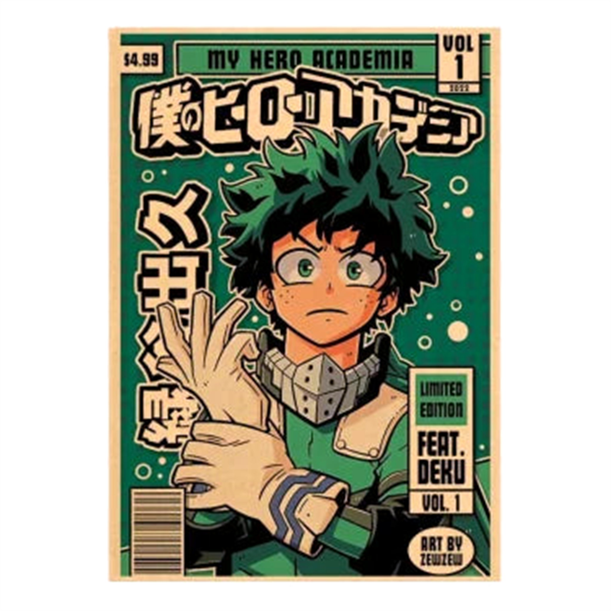 Poster V22 My Hero Acadamia - Saiko-Shop